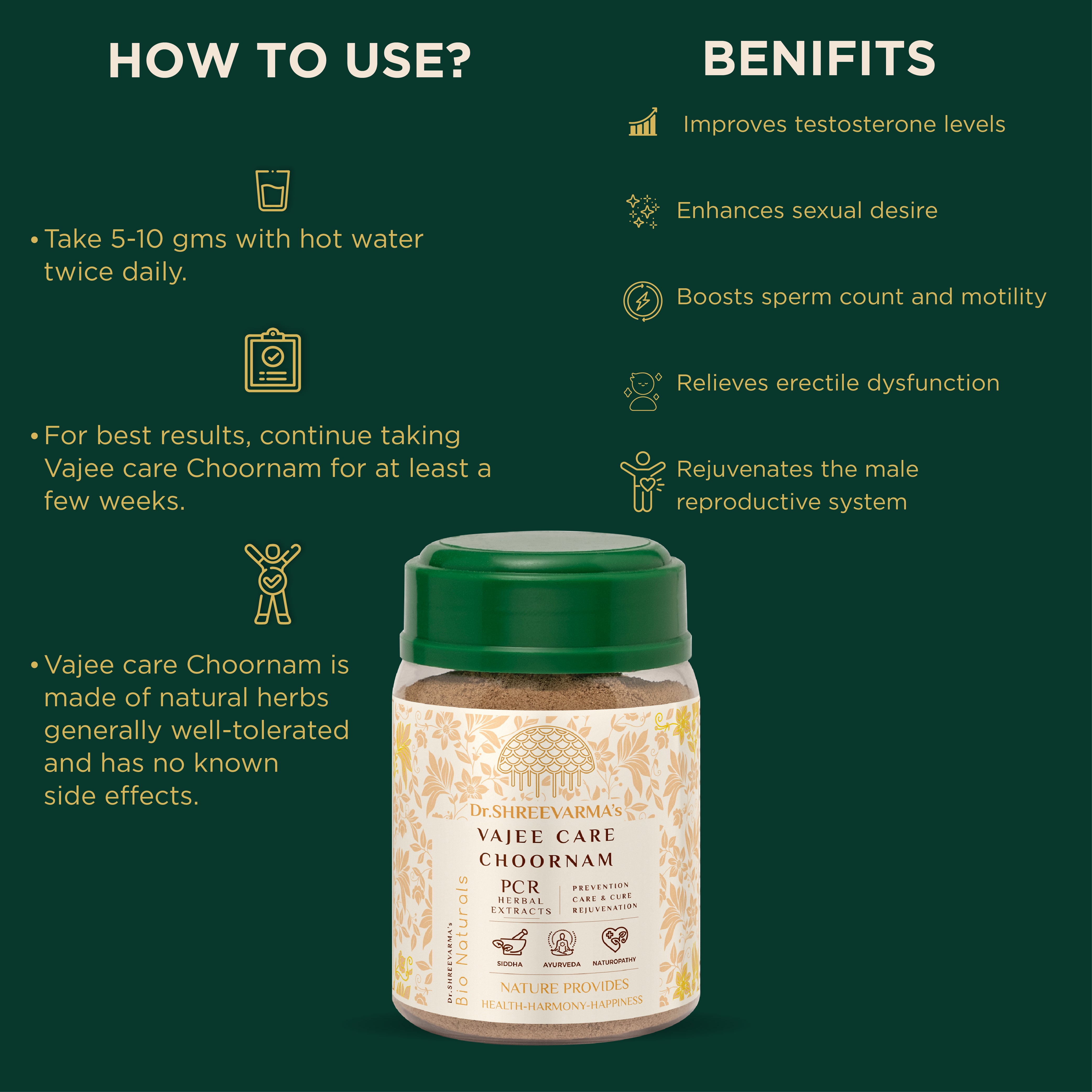 Keshya Amruth Choornam for Hair Growth | Ayurvedic Supplement - 100G